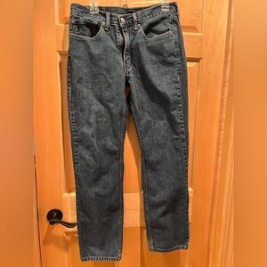 Levi's 514 Jeans Men’s 34x34 Dark Blue Straight Leg 100% Cotton Denim Workwear